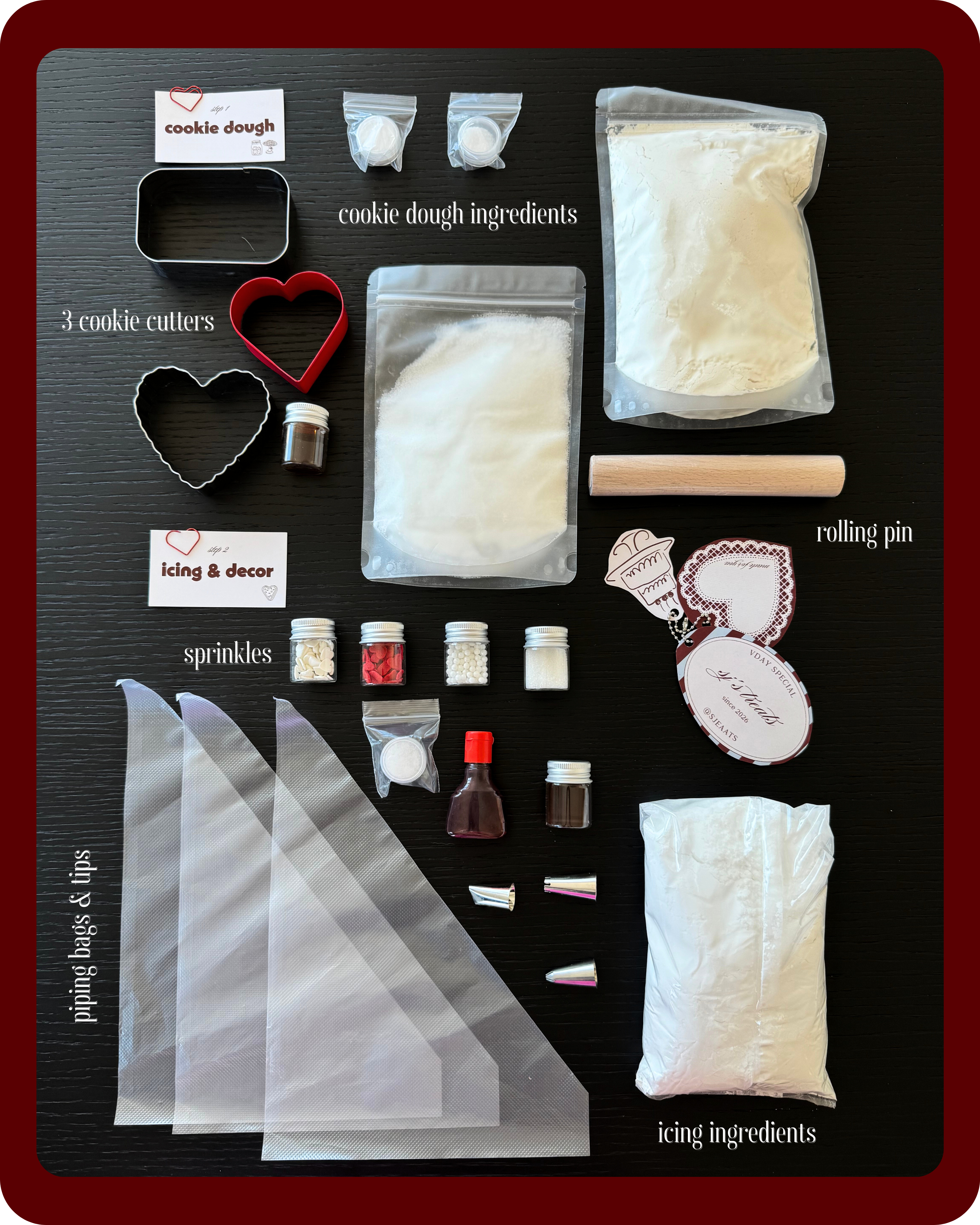 Valentines Day Cookie Kit
